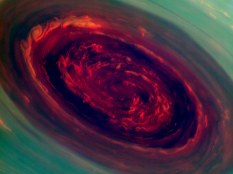 A hurricane in a jovian planet. Gassy planet---possibly methahe. #functionalgroup